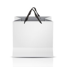 white shopping bag template N3