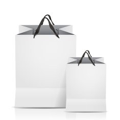 white shopping bags set N11