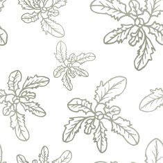 vector painting of green grass seamless pattern background