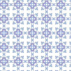 Seamless geometric floral pattern N4