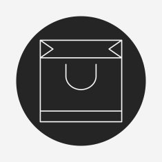 shopping bag line icon N20