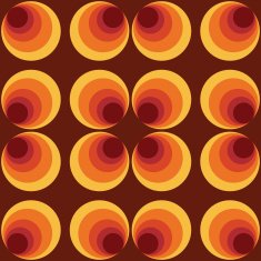 Seamless geometric vintage wallpaper vector illustration N2