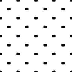 Vector seamless pattern business bag