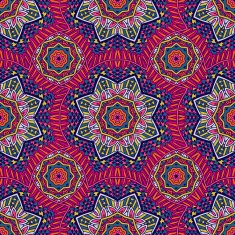 Abstract festive colorful grunge vector ethnic tribal pattern