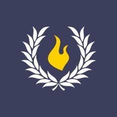 wreath with fire
