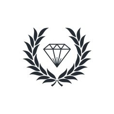 diamond inside wreath N2