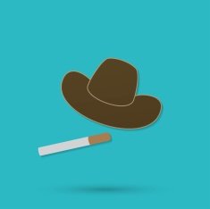 cowboy smoking
