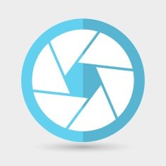 Camera icon on a white background N7