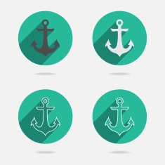 Nautical Anchor vector