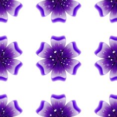 Beautiful violet flower Seamless floral pattern N2