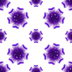 Beautiful violet flower Seamless floral pattern N4