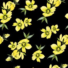 Watercolor flower pattern N47