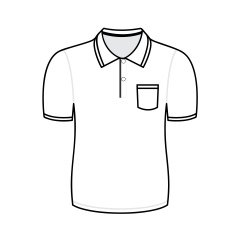 polo shirt outline