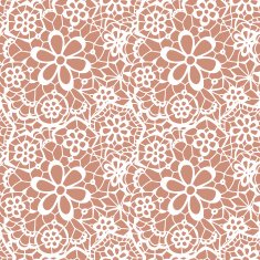 Lace seamless pattern with flowers N26