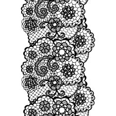 Lacy vintage trim N15