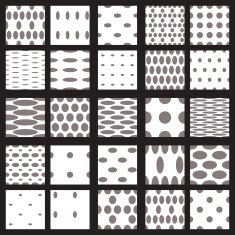 Set of elegant dot patterns