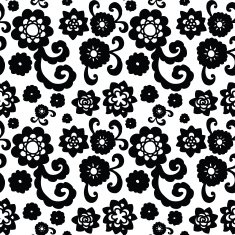 Elegant seamless pattern with flowers N3