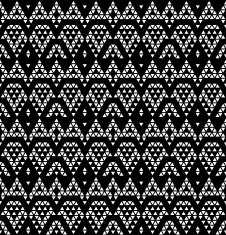 Tribal monochrome lace N12