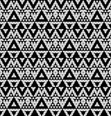 Tribal monochrome lace N14