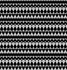 Tribal monochrome lace N15