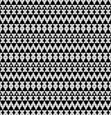 Tribal monochrome lace N16