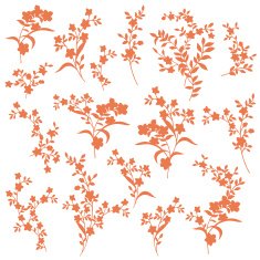 flower material N25