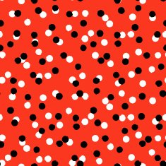 Ditsy vector polka dot pattern