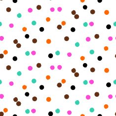 Ditsy vector polka dot pattern N2