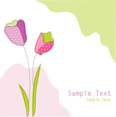 Floral Greeting Card N25