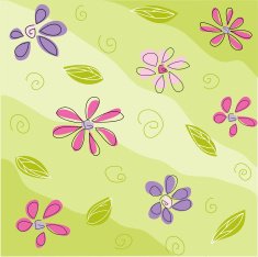 Floral Greeting Card N28