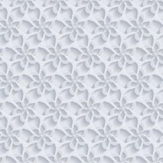 Floral 3d Seamless Pattern Background
