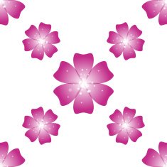 Beautiful pink flower Seamless floral pattern N2