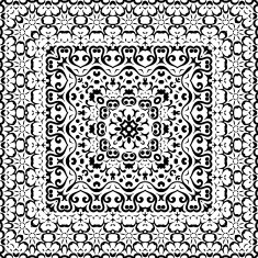 Abstract seamless outline pattern N15