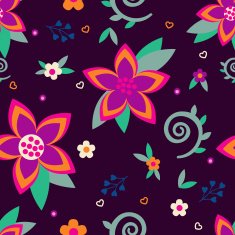Seamless floral ornament N33