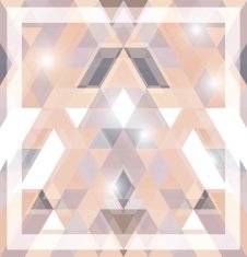 Geometric shining pattern with triangles N3