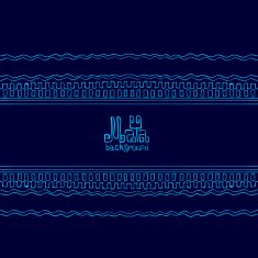 Hand drawn Background in South American Indian Style with Mayan N9