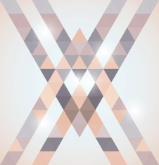 Geometric shining pattern with triangles N5