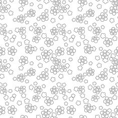 Simple floral backdrop