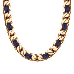 Chunky chain golden metallic necklace or bracelet N2