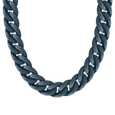 Chunky chain plastic black necklace or bracelet