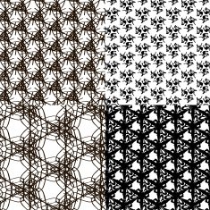 set pattern - geometric simple modern texture for your design N2