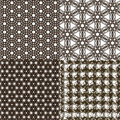 Set abstract vintage geometric wallpaper pattern background N2