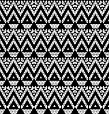 Tribal monochrome lace N21