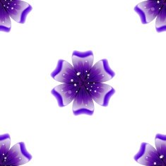 Beautiful violet flower Seamless floral pattern N6