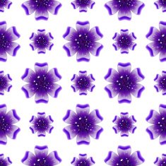 Beautiful violet flower Seamless floral pattern N7