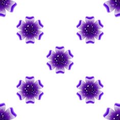 Beautiful violet flower Seamless floral pattern N8