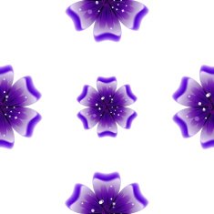Beautiful violet flower Seamless floral pattern N9