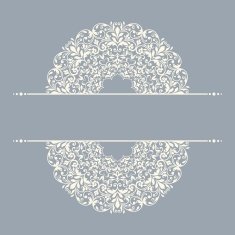 Vintage invitation card N12