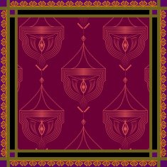 Bandana design with abstract elements