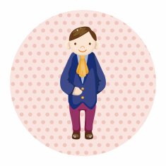 boy man cartoon theme elements N143